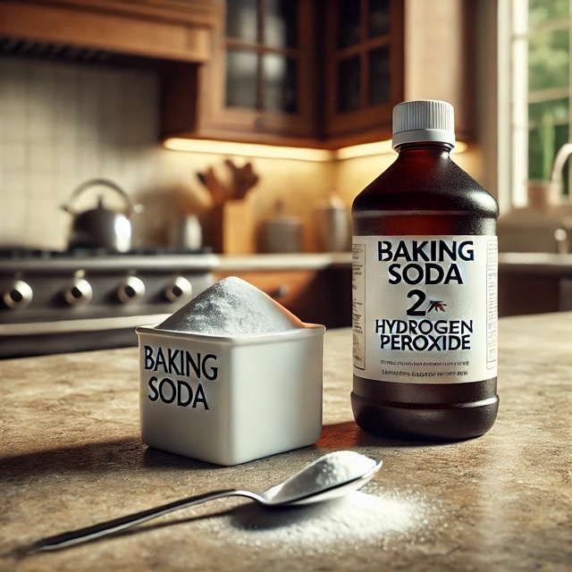 Hydrogen Peroxide and Baking Soda