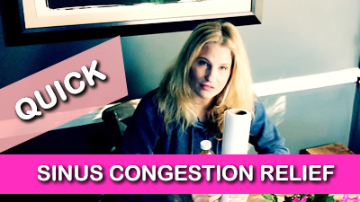 Relieve Sinus Congestion in 10 Seconds